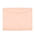 Chanel Quilted Flap Card Holder Wallet, back view